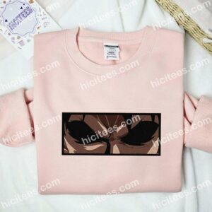 Angry Eyes Anime Embroidered Shirt 2 Angry's Eyes Anime Embroidered Shirt