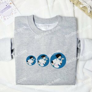 Haku Spirited Away Anime Embroidered Shirt 1 Haku Spirited Away Anime Embroidered Shirt 3