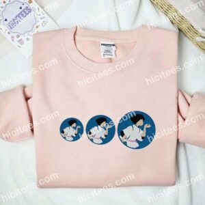 Haku Spirited Away Anime Embroidered Shirt 2 Haku Spirited Away Anime Embroidered Shirt