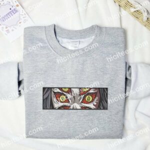 Kokushibo Eyes Demon Slayer Anime Embroidered Shirt 3