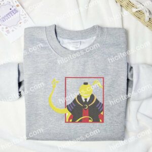 Koro Sensei Assassination Classroom Anime Embroidered Shirt 1 Koro Sensei Assassination Classroom Anime Embroidered Shirt 3