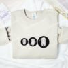 No Face Spirited Away Anime Embroidered Shirt