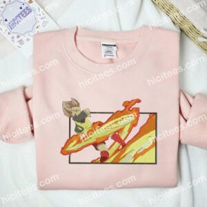 Gouenji Shuuya Shoot Bakunetsu Screw Inazuma Eleven Anime Embroidered Shirt 2 Gouenji Shuuya Shoot Bakunetsu Screw Inazuma Eleven Anime Embroidered Shirt