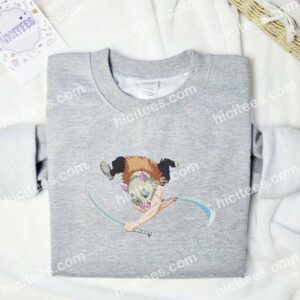 Inosuke Beast Breathing Demon Slayer Anime Embroidered Shirt 1 Inosuke Beast Breathing Demon Slayer Anime Embroidered Shirt 3 1