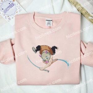Inosuke Beast Breathing Demon Slayer Anime Embroidered Shirt 2 Inosuke Beast Breathing Demon Slayer Anime Embroidered Shirt 1