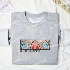 Inosuke Boar Eyes Demon Slayer Anime Embroidered Shirt 1 Inosuke Boar Eyes Demon Slayer Anime Embroidered Shirt 3 2