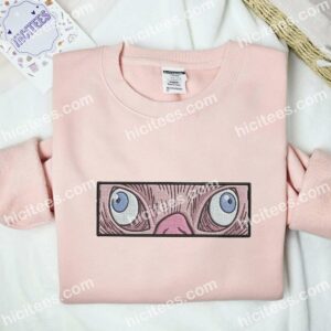 Inosuke Boar Eyes Demon Slayer Anime Embroidered Shirt 2 Inosuke Boar Eyes Demon Slayer Anime Embroidered Shirt 6