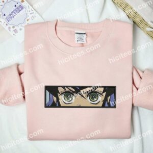 Inosuke Eyes Demon Slayer Anime Embroidered Shirt 2 Inosuke Eyes Demon Slayer Anime Embroidered Shirt 6