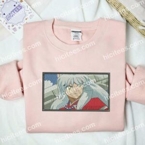 InuYasha Anime Embroidered Shirt 2 InuYasha Anime Embroidered Shirt