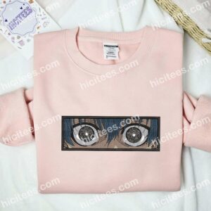 Isagi Yoichi Eyes Blue Lock Anime Embroidered Shirt 2 Isagi Yoichi Eyes Blue Lock Anime Embroidered Shirt