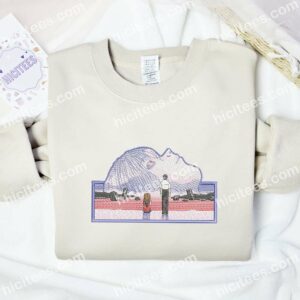 The End of Evangelion Anime Embroidered Shirt 3