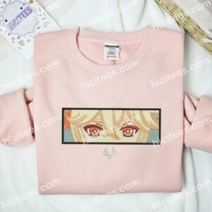 Kaedehara Kazuha Eyes Genshin Impact Anime Embroidered Shirt 2 Kaedehara Kazuha Eyes Genshin Impact Anime Embroidered Shirt