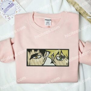 Kageyama And Hinata Eyes Haikyuu Anime Embroidered Shirt 2 Kageyama And Hinata Eyes Haikyuu Anime Embroidered Shirt