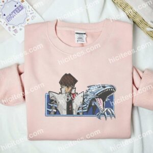 Kaiba Seto Yu Gi Oh Anime Embroidered Shirt 2 Kaiba Seto Yu Gi Oh Anime Embroidered Shirt