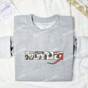 Tokyo Ghoul Anime Embroidered Shirt 1 Tokyo Ghoul Anime Embroidered Shirt 3