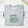 Blue-Eyes Toon Dragon Yu-Gi-Oh Anime Embroidered Shirt