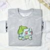 Bulbasaur Pokemon Anime Embroidered Shirt