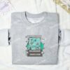 Bulbasaur Pokemon Anime Embroidered Shirt