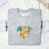Charizard Pokemon Anime Embroidered Shirt