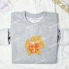 Charmander Evolution Pokemon Anime Embroidered Shirt