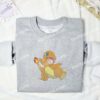 Charmander Happy Pokemon Anime Embroidered Shirt