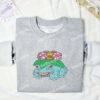 Venusaur Pokemon Anime Embroidered Shirt