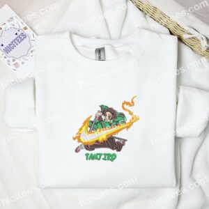 Tanjiro Demon Slayer Anime Embroidered Shirt 3 1