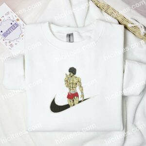 Baki Hanma Baki The Grappler Anime Embroidered Shirt 1 Baki Hanma Baki The Grappler Anime Embroidered Shirt 3