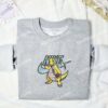 Dragonite Pokemon Anime Embroidered Shirt