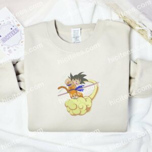 Goku Kid Dragon Ball Anime Embroidered Shirt 2 Goku Kid Dragon Ball Anime Embroidered Shirt 5