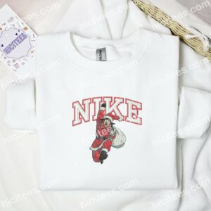 Goku Santa Xmas Dragon Ball Anime Embroidered Shirt 1 Goku Santa Xmas Dragon Ball Anime Embroidered Shirt 3 1