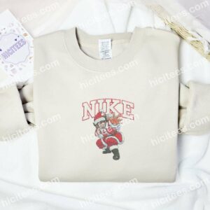 Goku Santa Xmas Dragon Ball Anime Embroidered Shirt 2 Goku Santa Xmas Dragon Ball Anime Embroidered Shirt