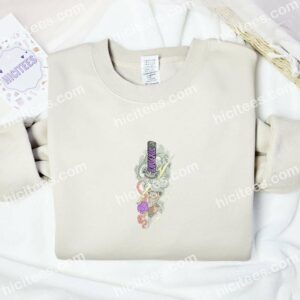 Luffy Gear 5 Half Face One Piece Anime Embroidered Shirt 2 Luffy Gear 5 Half Face One Piece Anime Embroidered Shirt