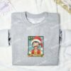 Luffy Happy Xmas One Piece Anime Embroidered Shirt