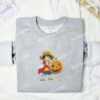 Luffy Pumkhin One Piece Anime Embroidered Shirt