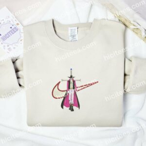 Dracule Mihawk One Piece Anime Embroidered Shirt 2 Dracule Mihawk One Piece Anime Embroidered Shirt 1