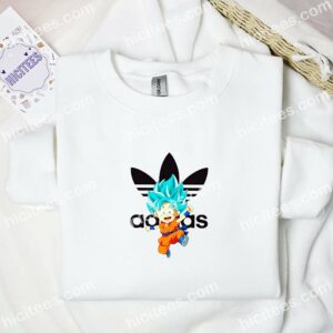 Goku Kid Cute Dragon Ball Anime Embroidered Shirt 1 Goku Kid Cute Dragon Ball Anime Embroidered Shirt 3 3