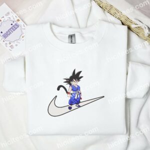 Goku Kid Dragon Ball Anime Embroidered Shirt 3 5