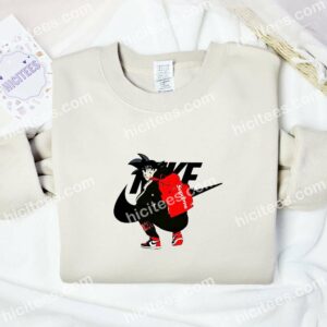 Goku Fashion Dragon Ball Anime Embroidered Shirt 2 Goku Fashion Dragon Ball Anime Embroidered Shirt
