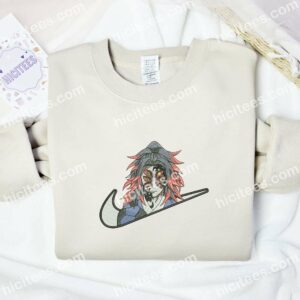 Kokushibou Demon Slayer Anime Embroidered Shirt