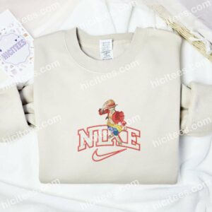 Luffy One Piece Anime Embroidered Shirt 5