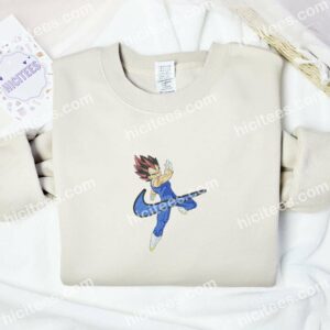 Vegeta Dragon Ball Anime Embroidered Shirt 2 Vegeta Dragon Ball Anime Embroidered Shirt 1