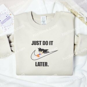 Goku Kid Sleeping Dragon Ball Anime Embroidered Shirt 2 Goku Kid Sleeping Dragon Ball Anime Embroidered Shirt