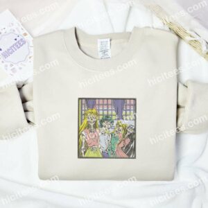 Halloween Girls Sailor Moon Anime Embroidered Shirt 2 Halloween Girls Sailor Moon Anime Embroidered Shirt