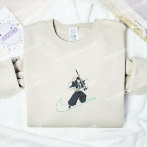 Muichirou Demon Slayer Anime Embroidered Shirt