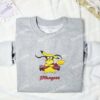 Pikachu Cosplay Naruto Pokemon Anime Embroidered Shirt