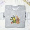 Pikachu Halloween Pokemon Anime Embroidered Shirt
