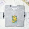 Pikachu Pokemon Anime Embroidered Shirt