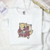 Sandshrew Cosplay Gaara Pokemon Anime Embroidered Shirt