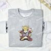 Sandshrew Cosplay Gaara Pokemon Anime Embroidered Shirt